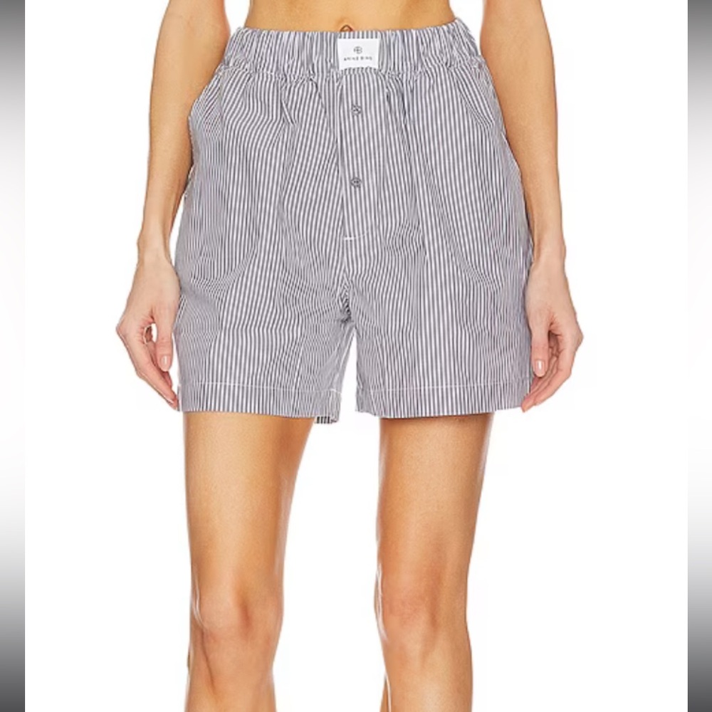 NWT Anine Bing Liam Boxer Shorts SZ L